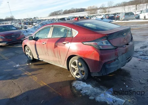 2017 Chevrolet Volt Lt из США, поврежденный, VIN 1G1RA6S52HU184483
